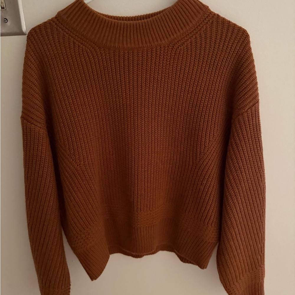 Line and Dot Brown Sweater